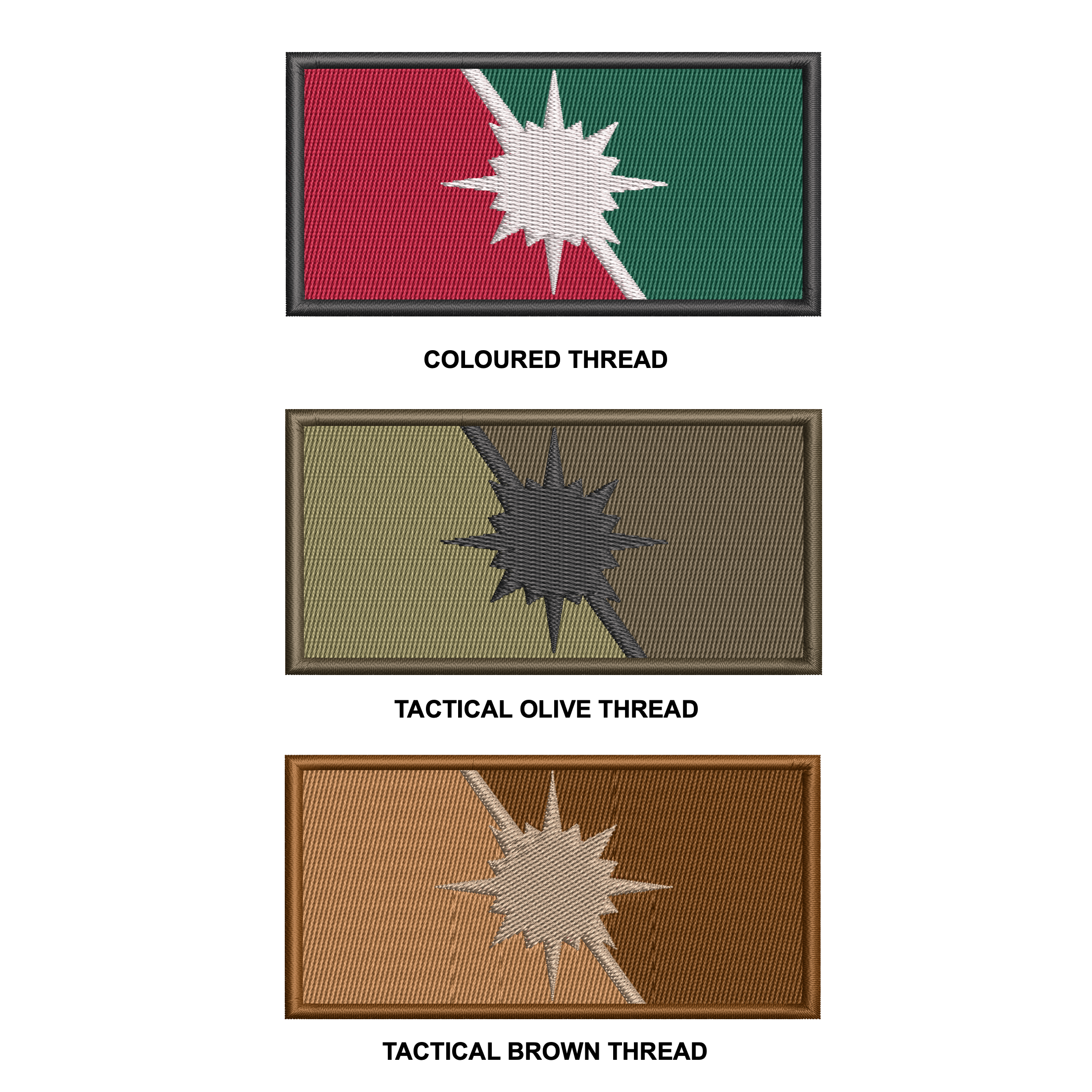 Military Flag Patches: Branch Flags