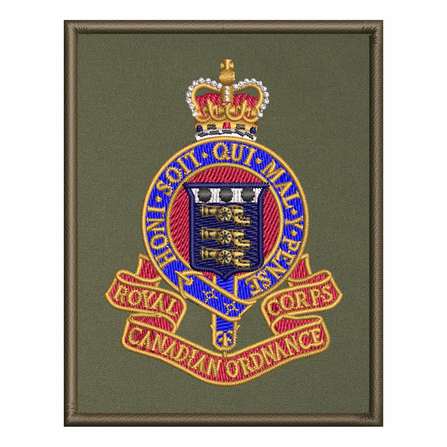 Royal Canadian Ordnance Corp badge