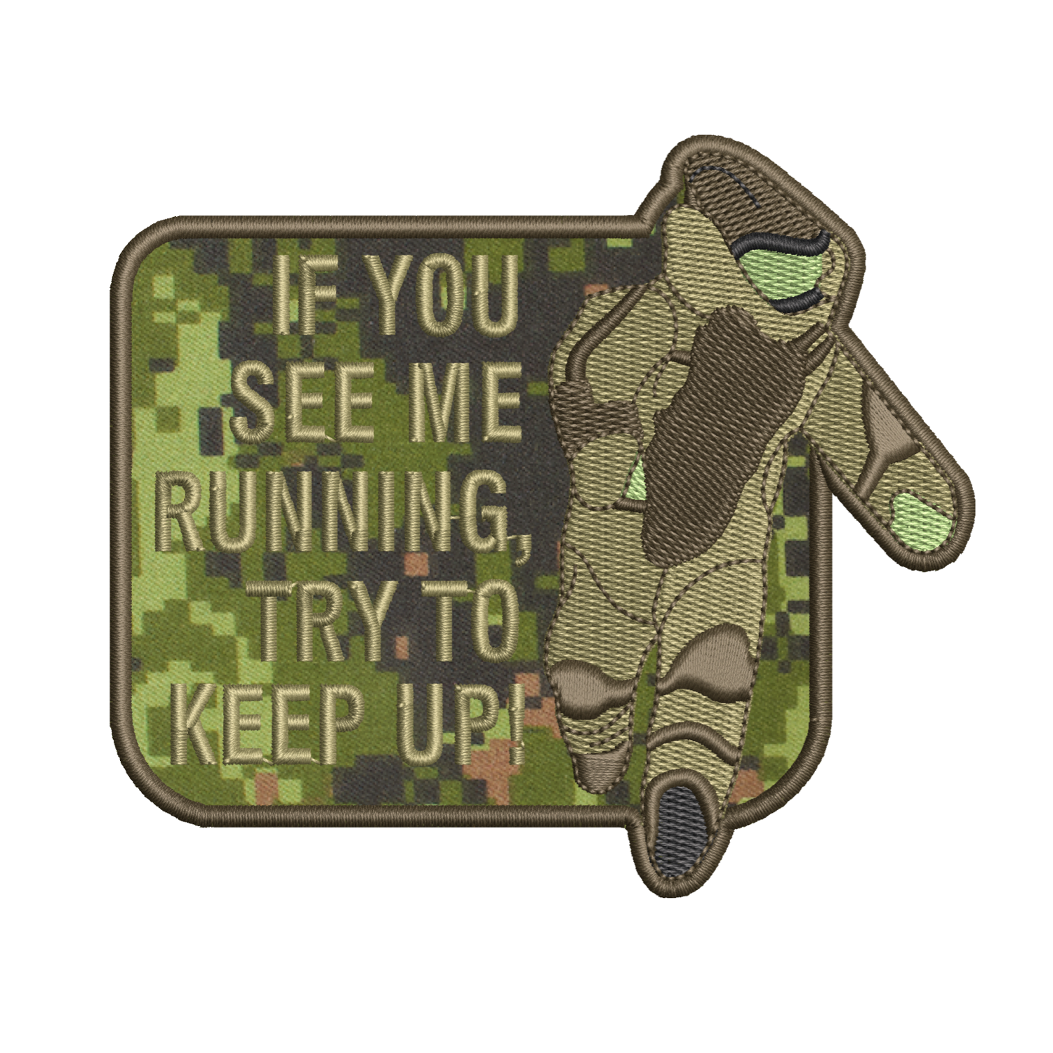 See Me Running Patch