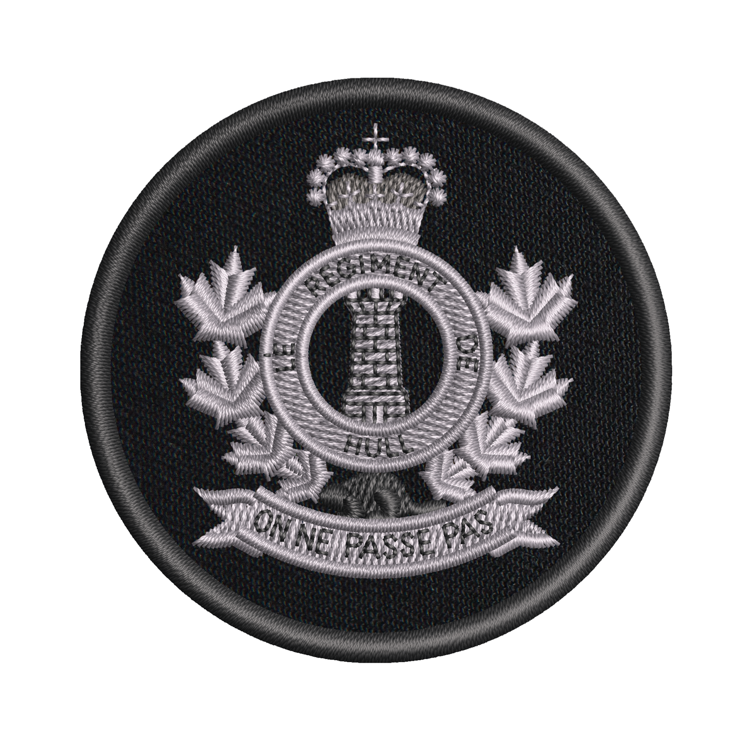 Le Régiment De Hull Cap Badge