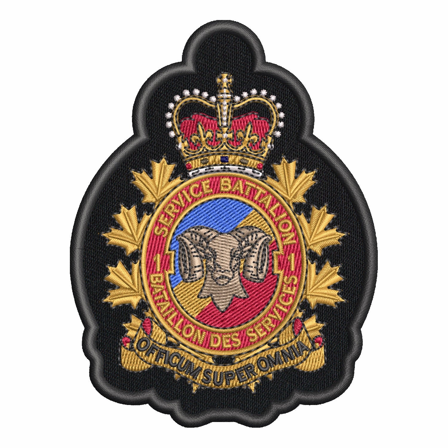 Military Crests: Service Battalion Badges