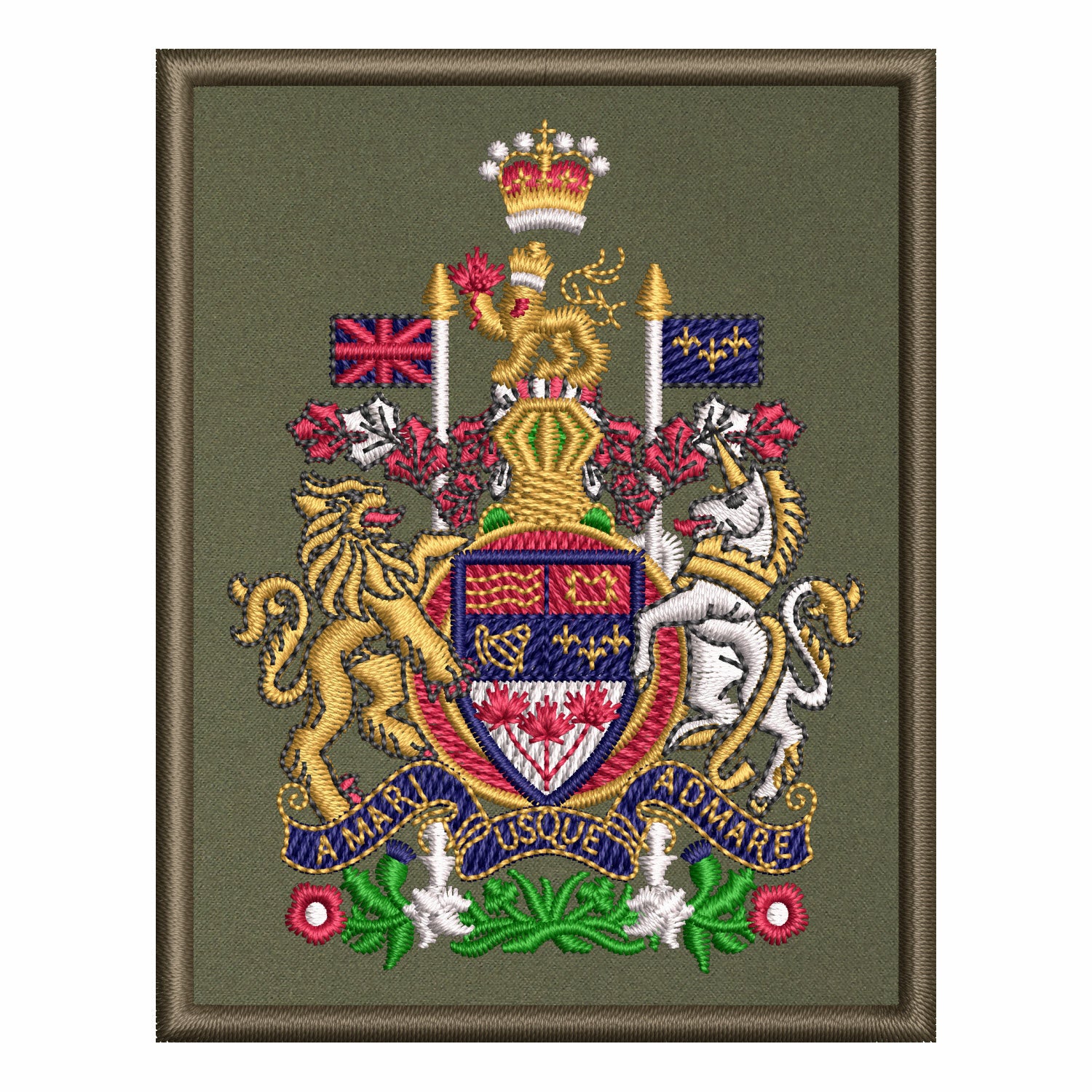 Royal Coat of Arms of Canada Patch
