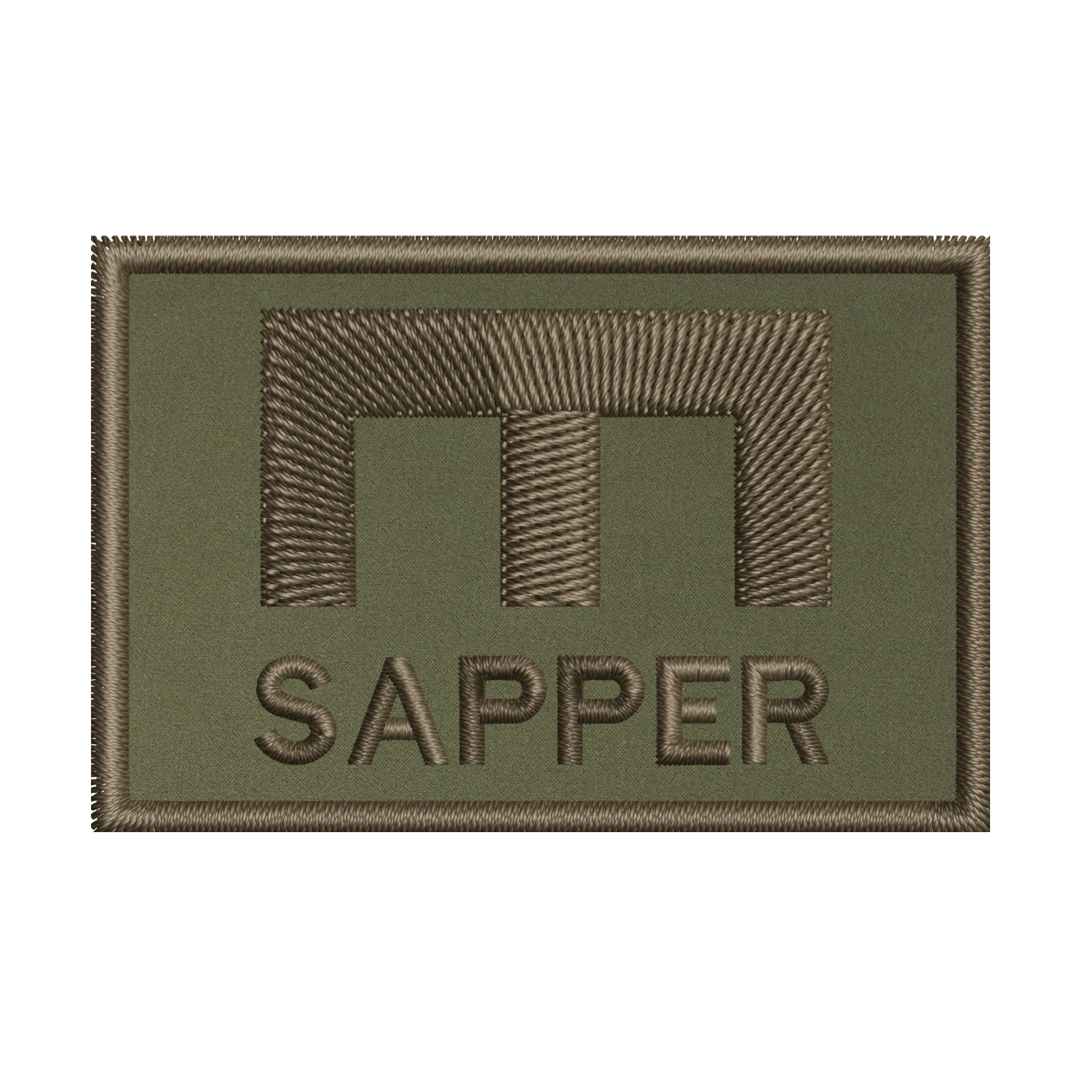 Lazy E Sapper Badge