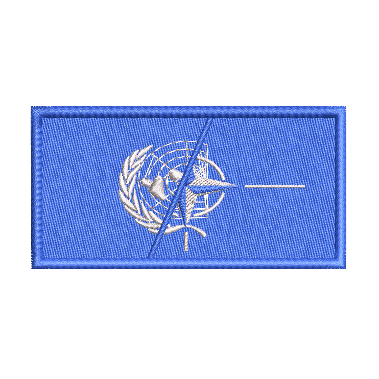 UN Nato Flag Patch
