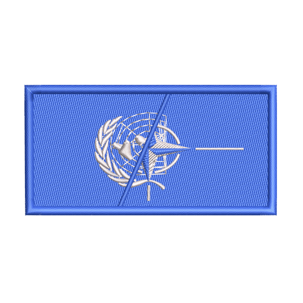 UN Nato Flag Patch