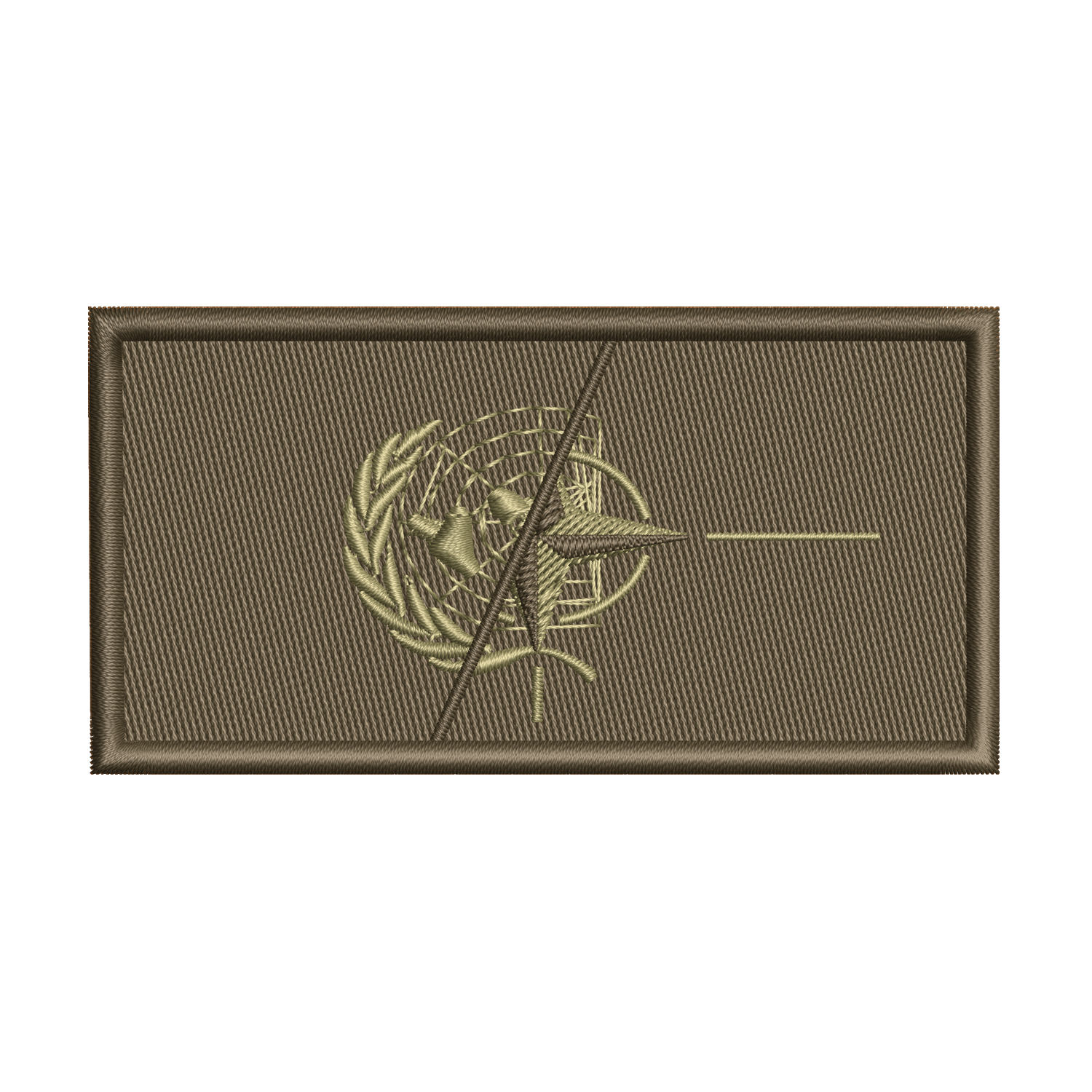 UN Nato Flag Patch