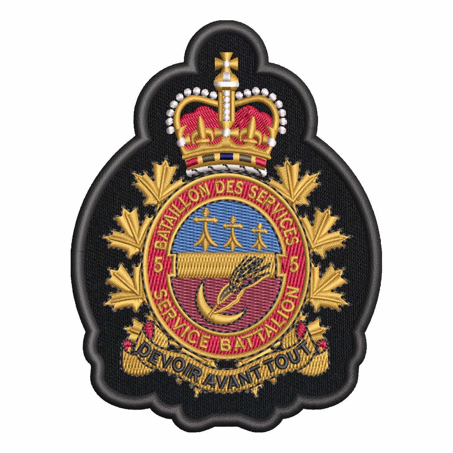 Military Crests: Service Battalion Badges