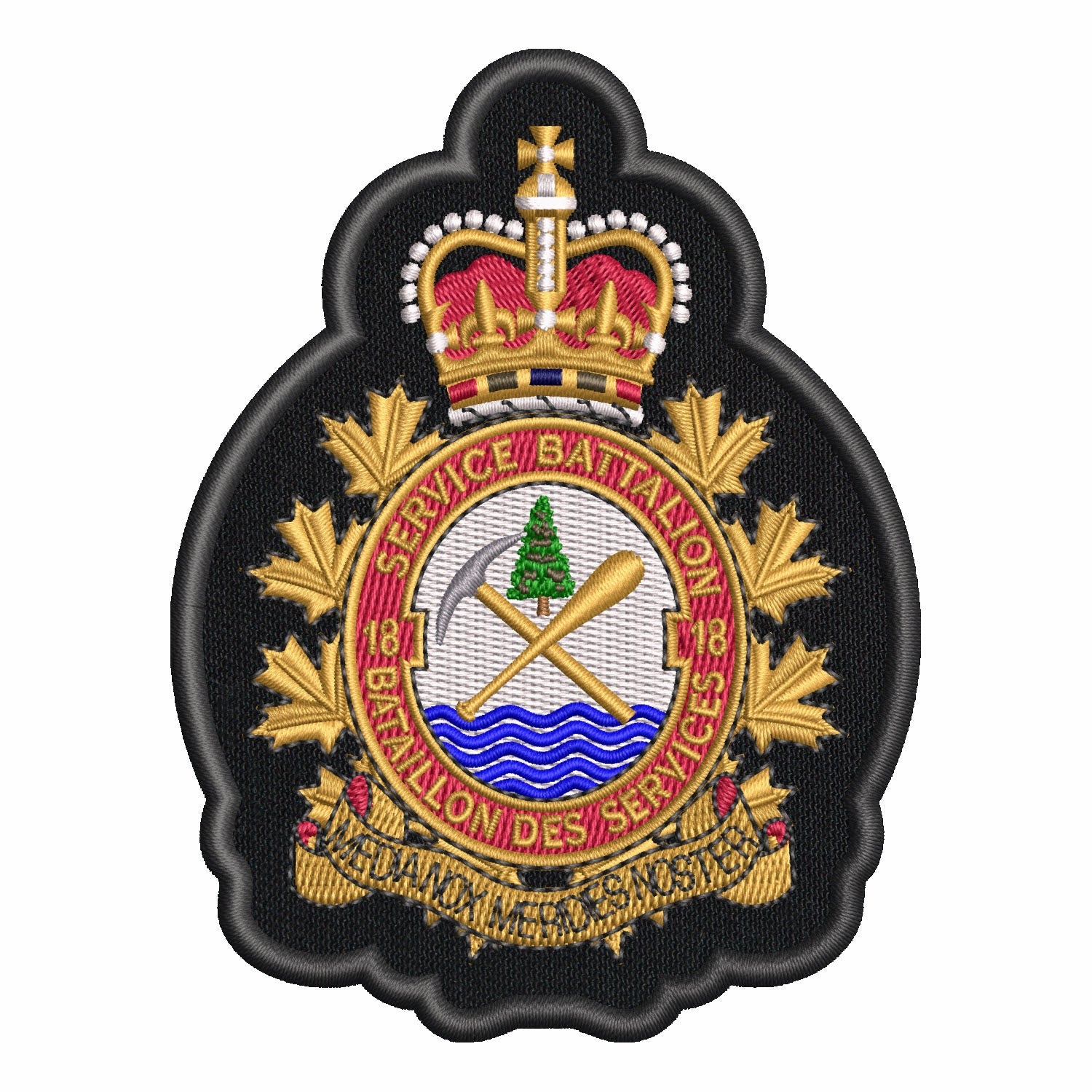 Military Crests: Service Battalion Badges