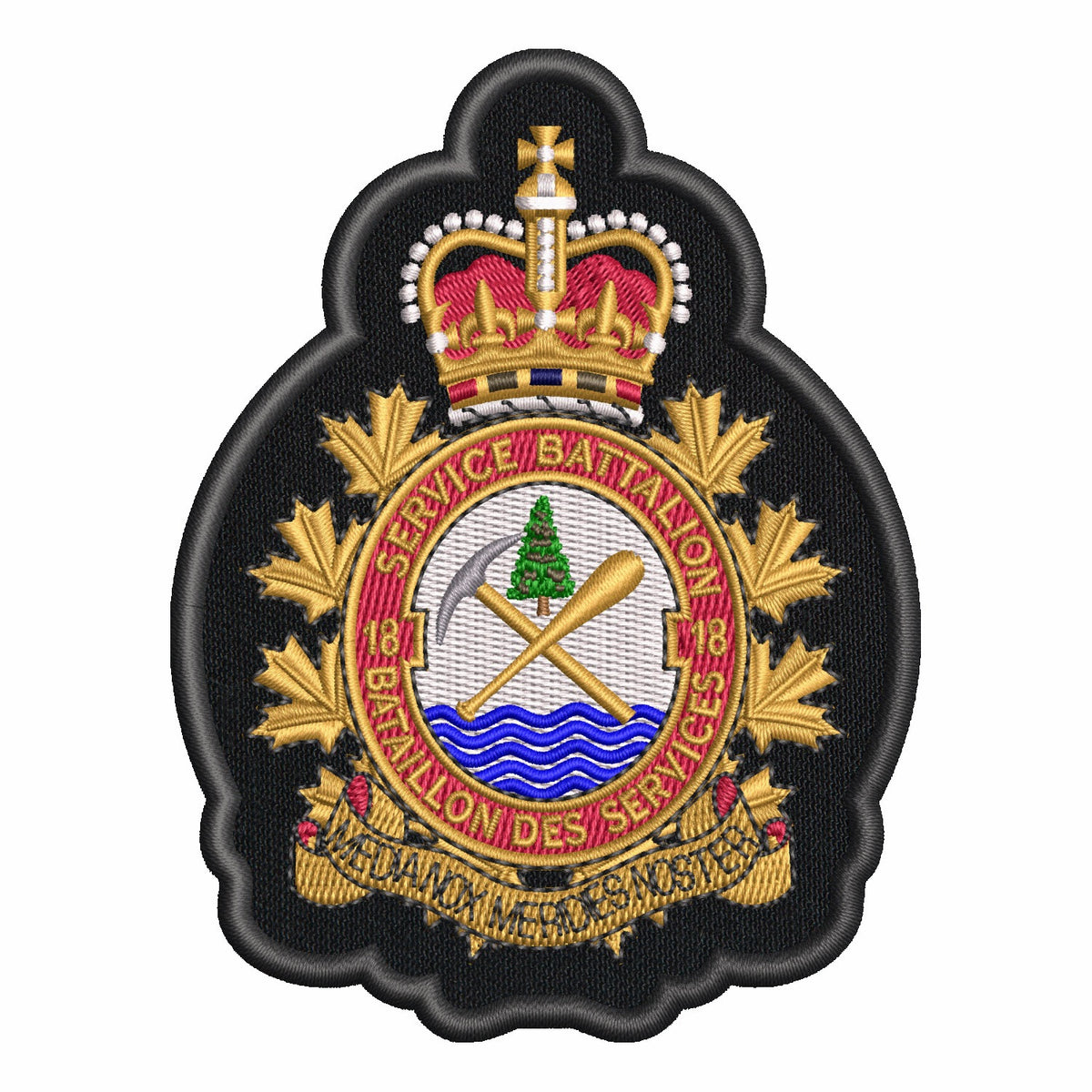 Military Crests: Service Battalion Badges