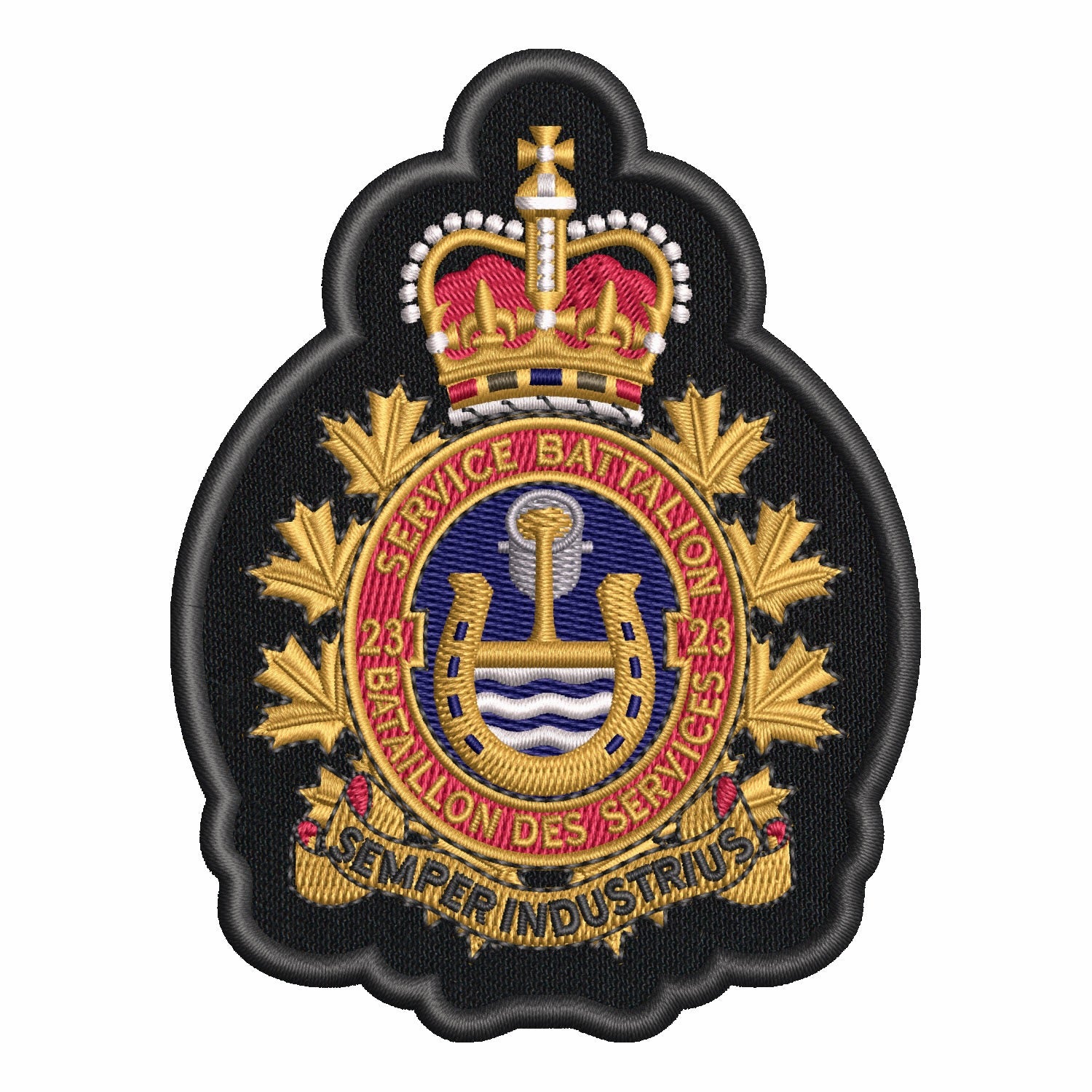 Military Crests: Service Battalion Badges