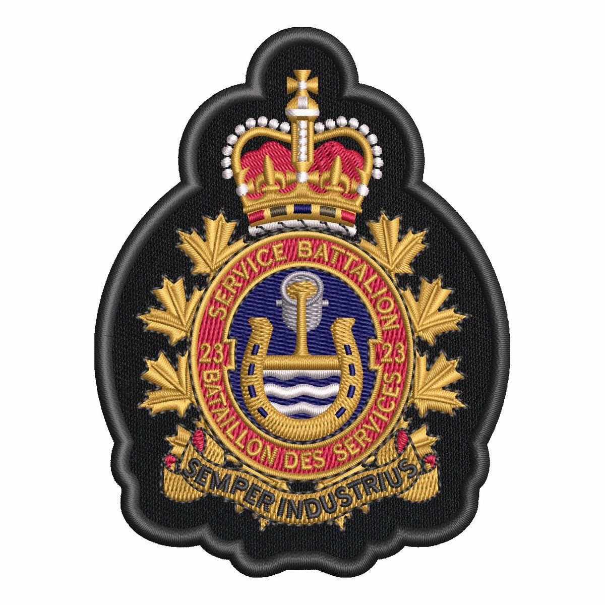Military Crests: Service Battalion Badges