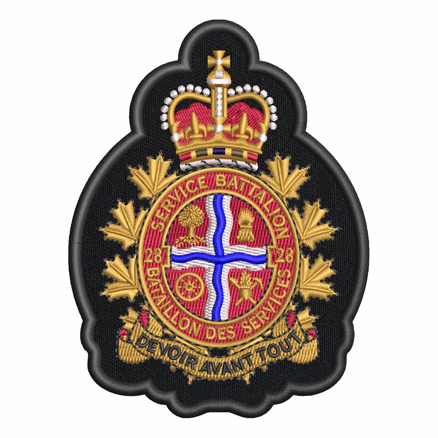 Military Crests: Service Battalion Badges