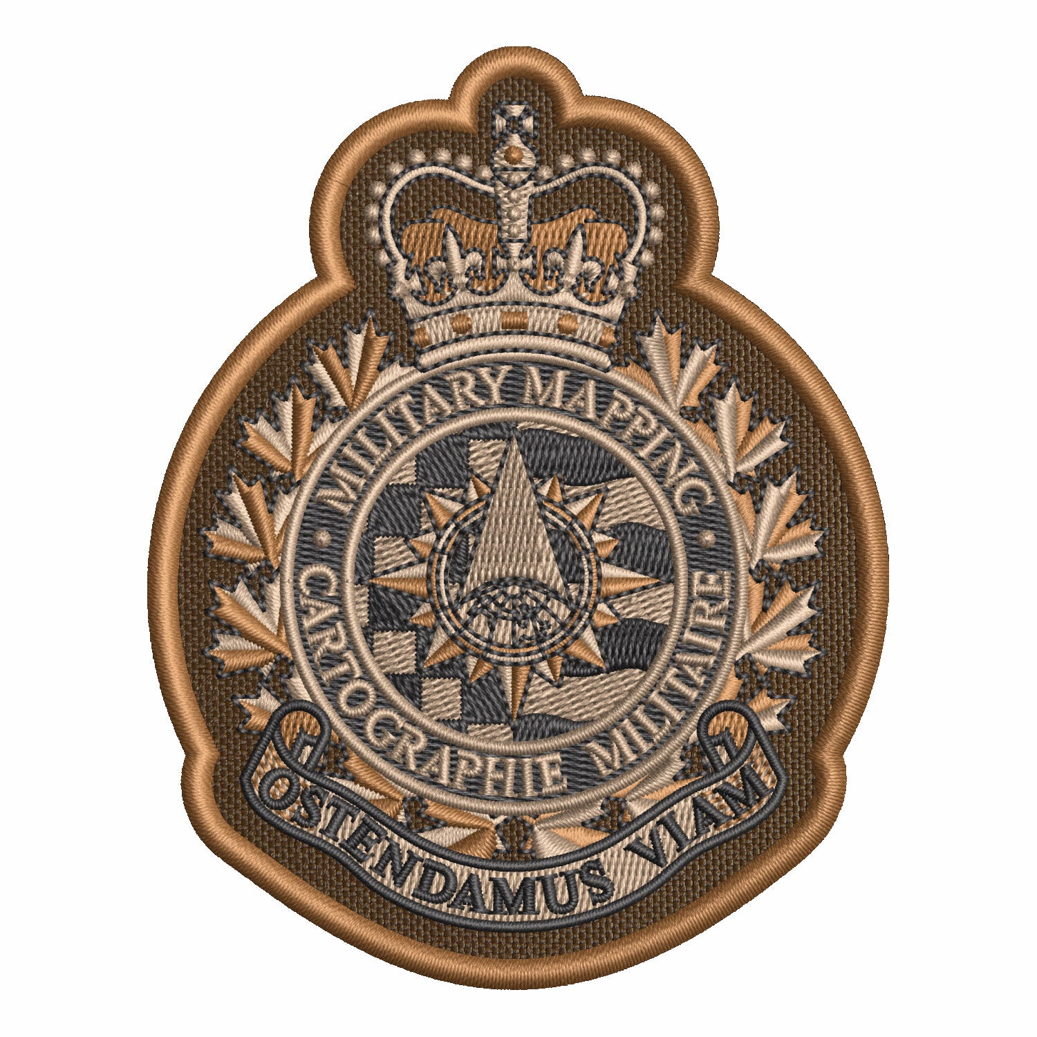 Cartographie Militaire badge
