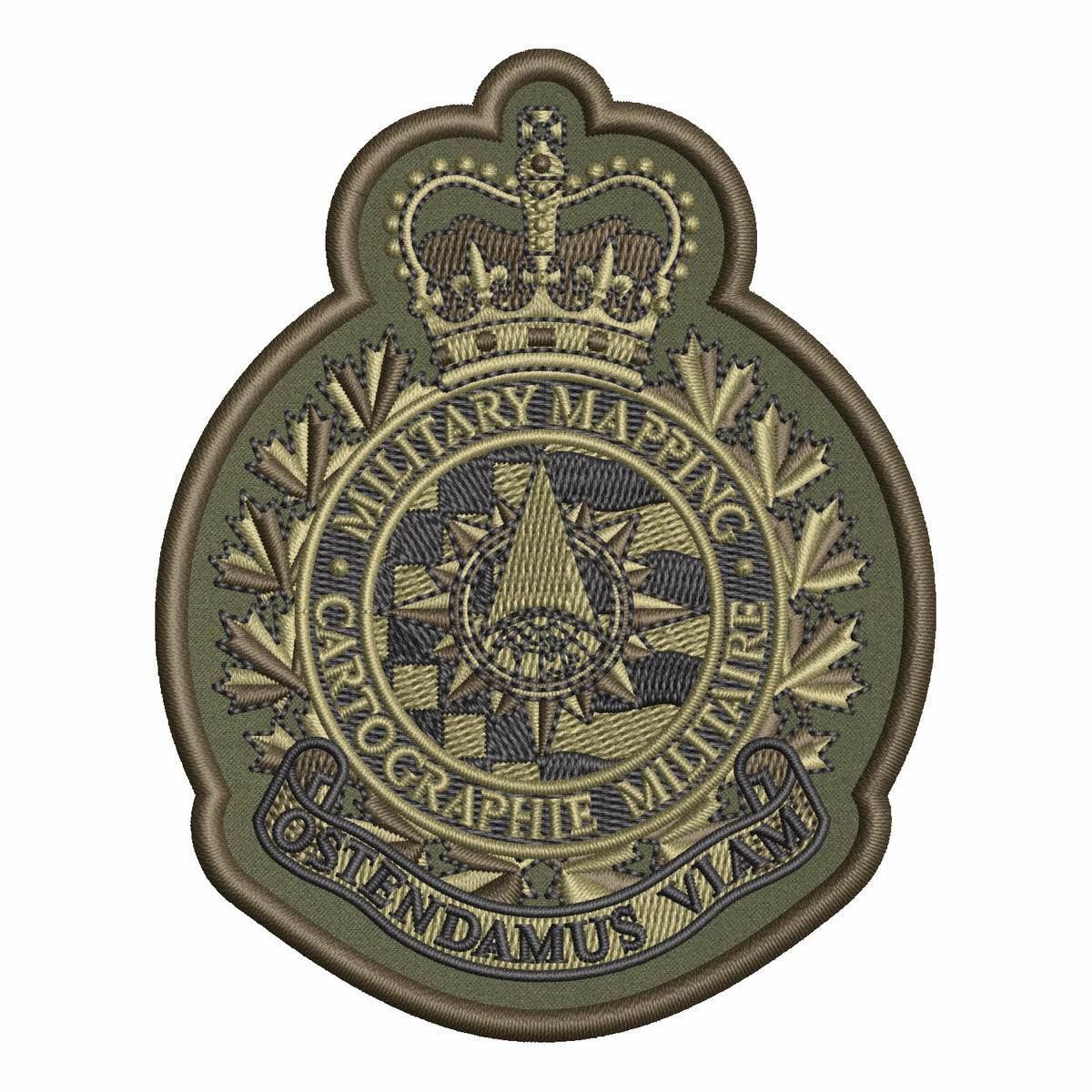 Cartographie Militaire badge