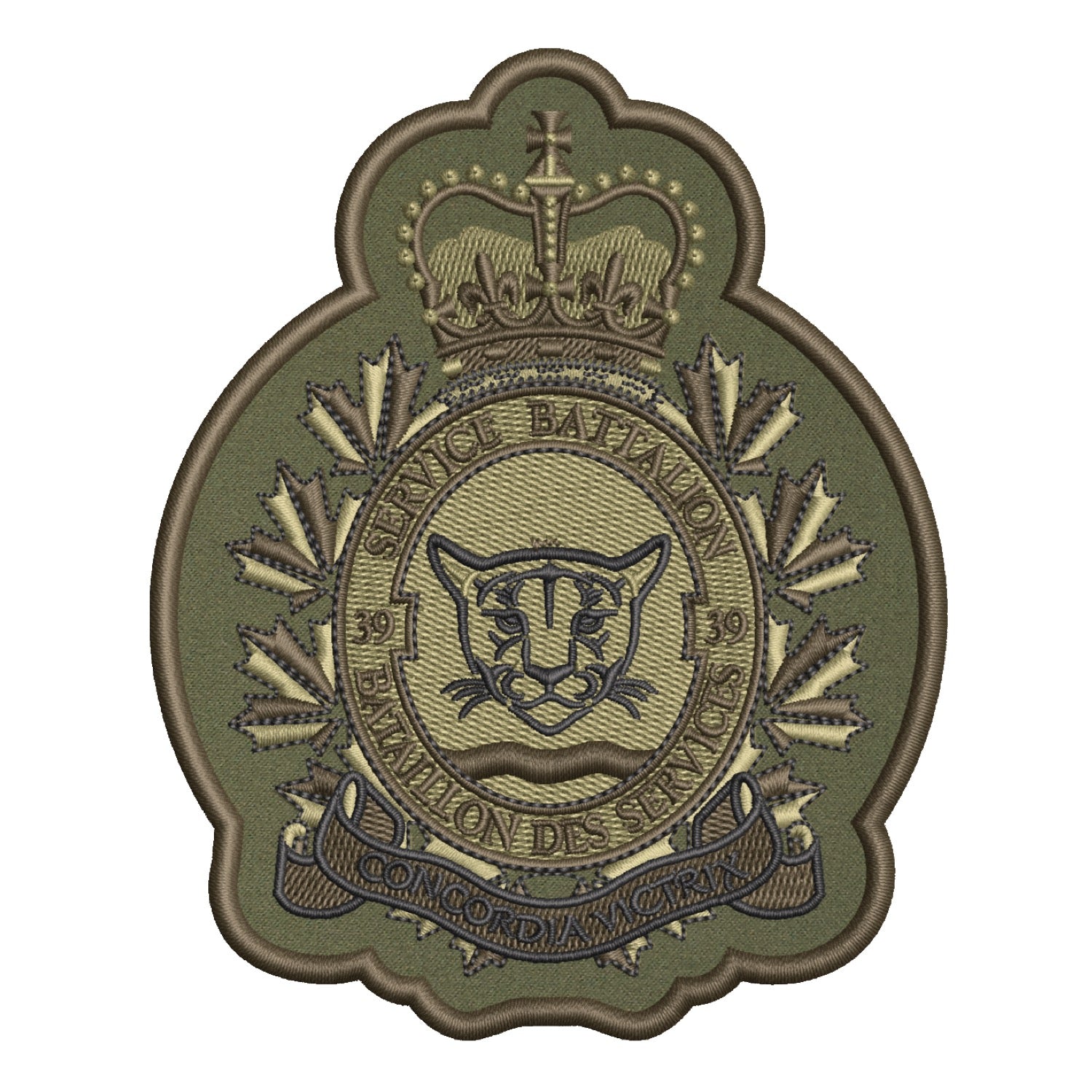 Military Crests: Service Battalion Badges