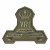 Royal Canadian Regiment/VRI Badge (LG back piece)