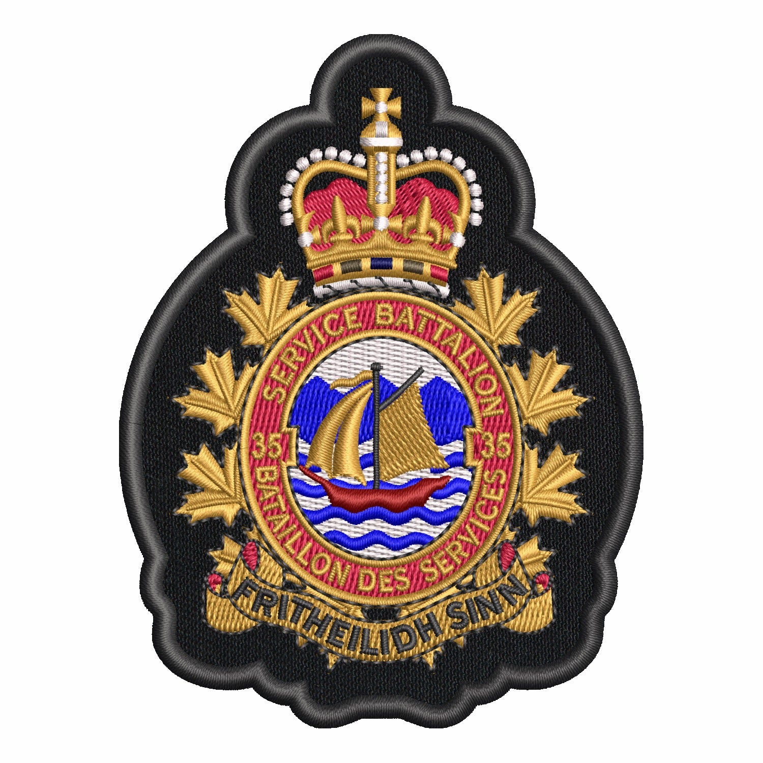 Military Crests: Service Battalion Badges