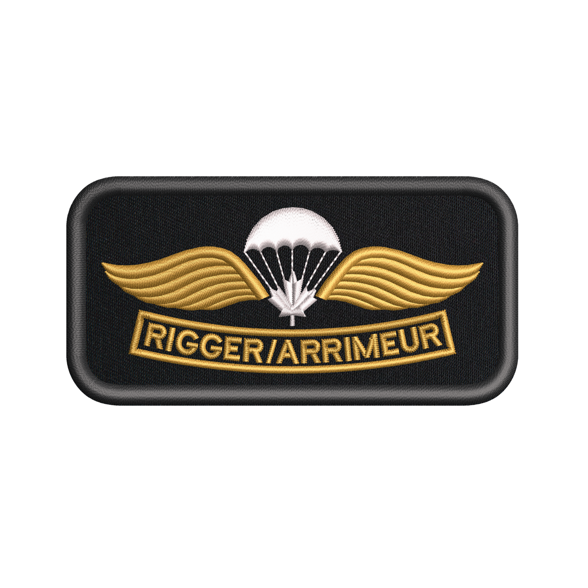 Parachutist Rigger Arrimeur Wing Badge