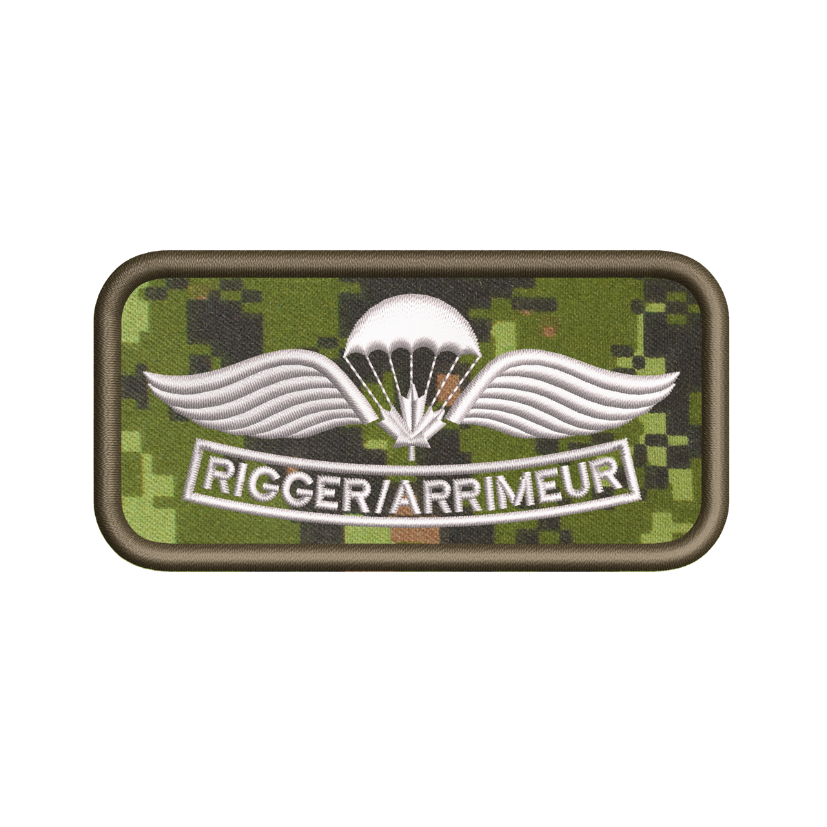 Parachutist Rigger Arrimeur Wing Badge