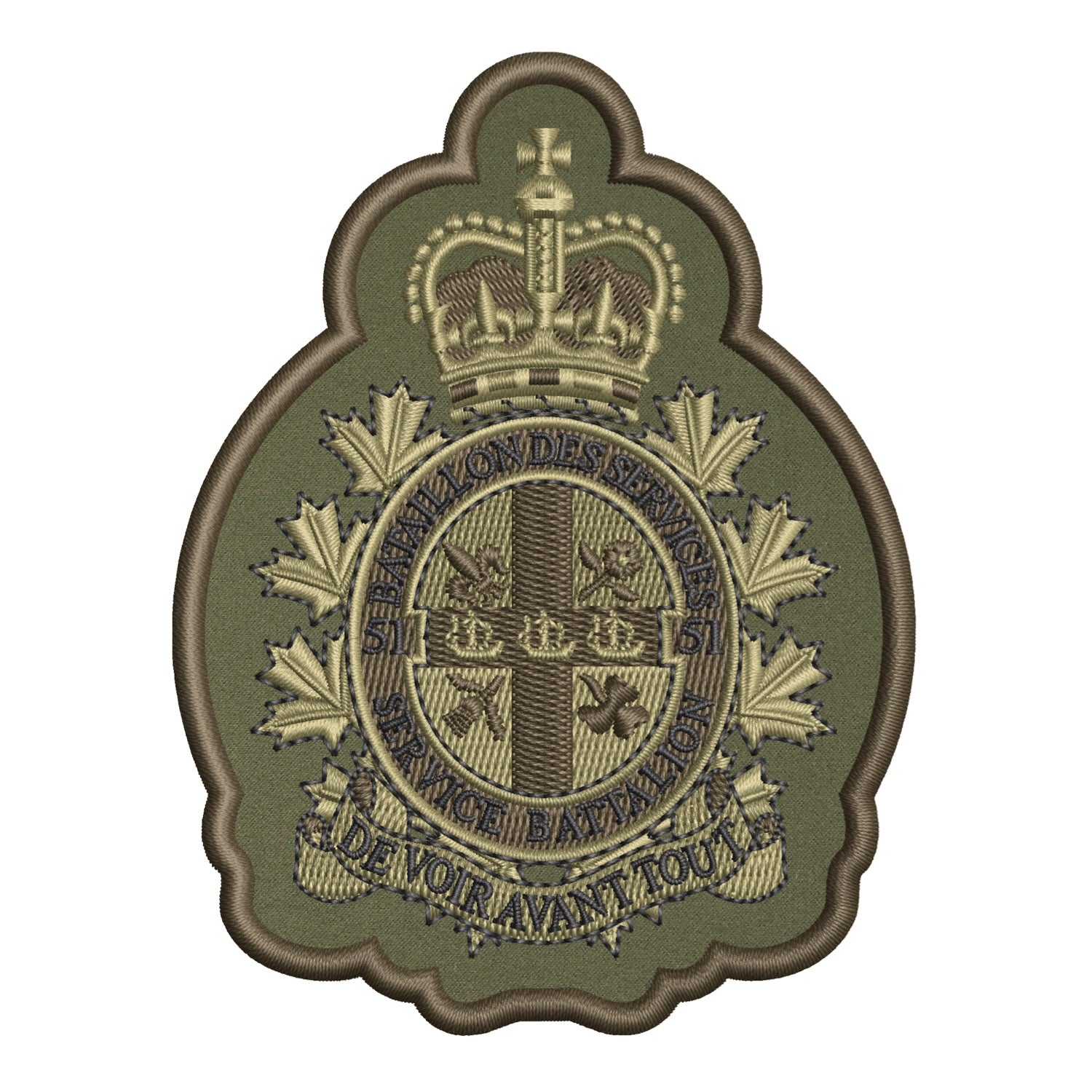 Military Crests: Service Battalion Badges