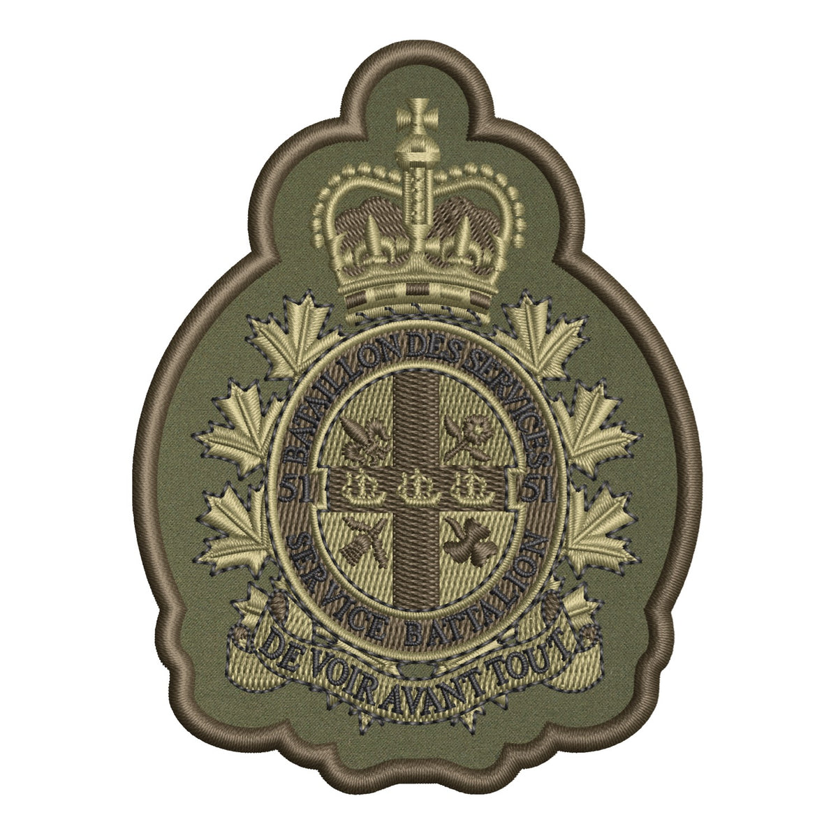 Military Crests: Service Battalion Badges