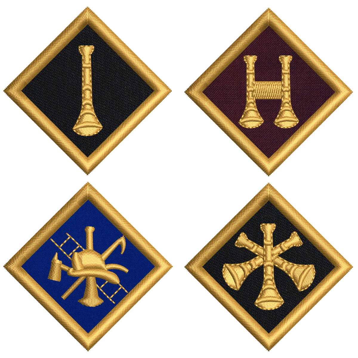 Fire Department Officer Rank Insignia