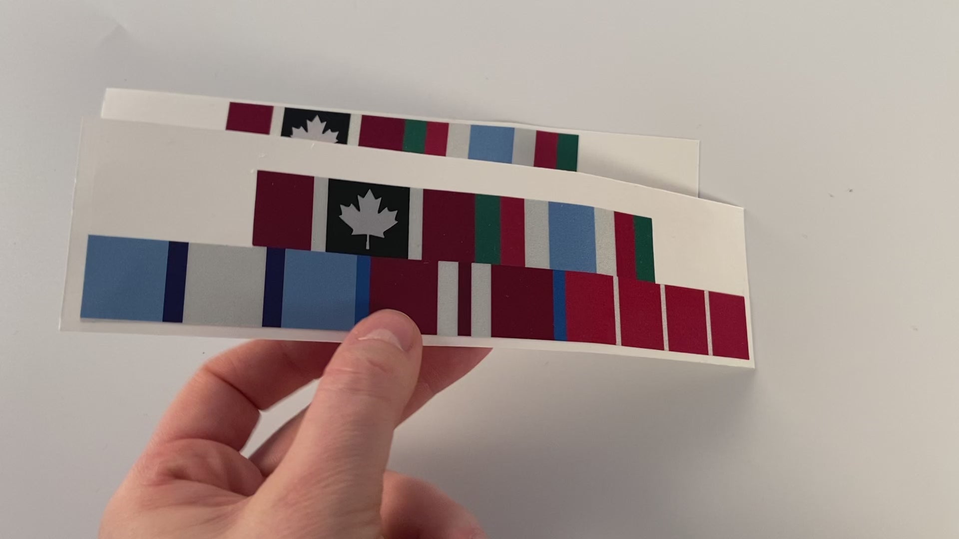 Custom Medal Ribbon Decal
