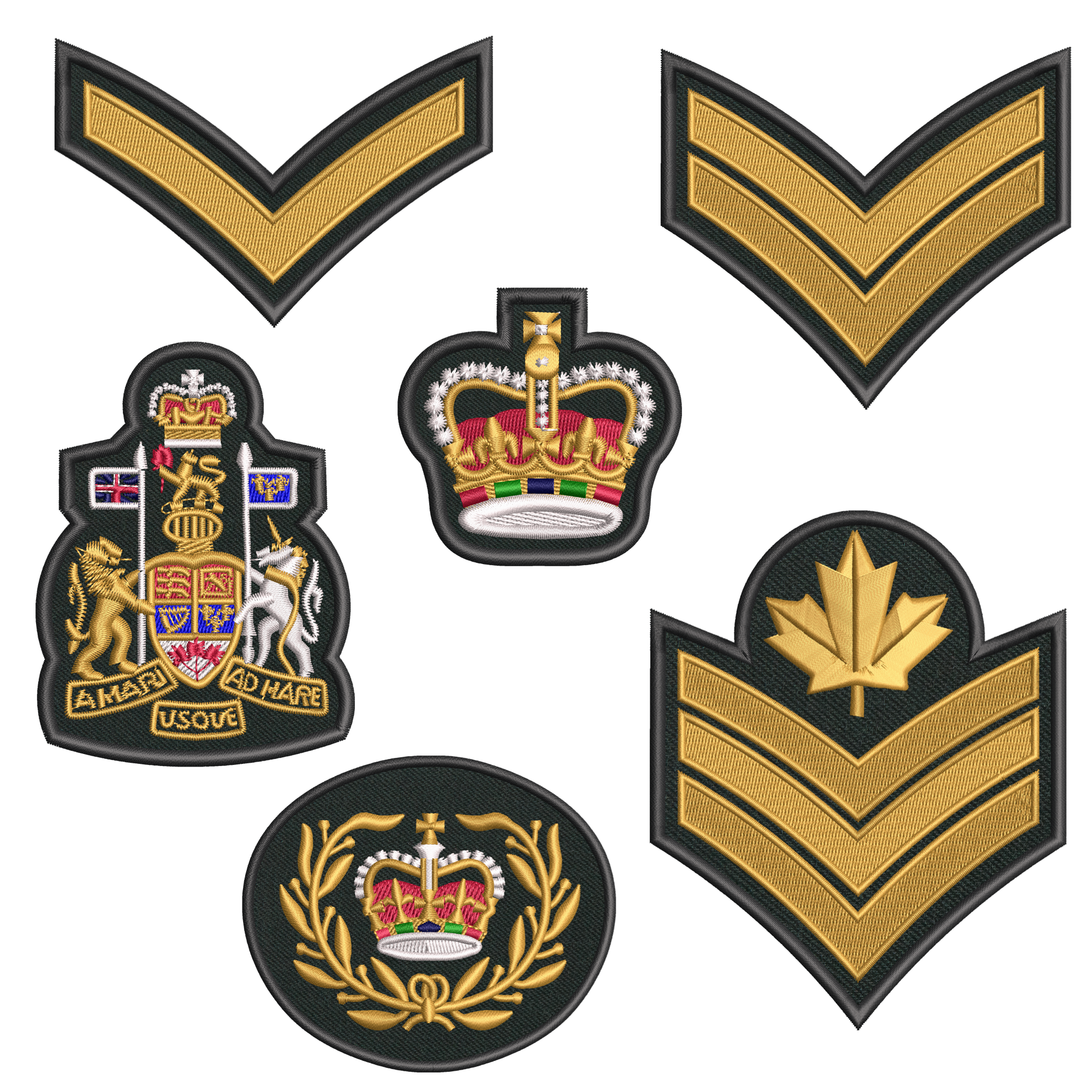 Cadet Rank Badges