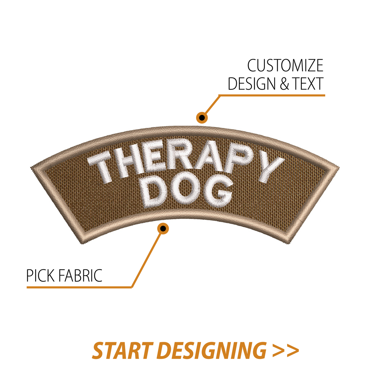 Create Your Own Scroll Patch (1.6 x 4" Style C)