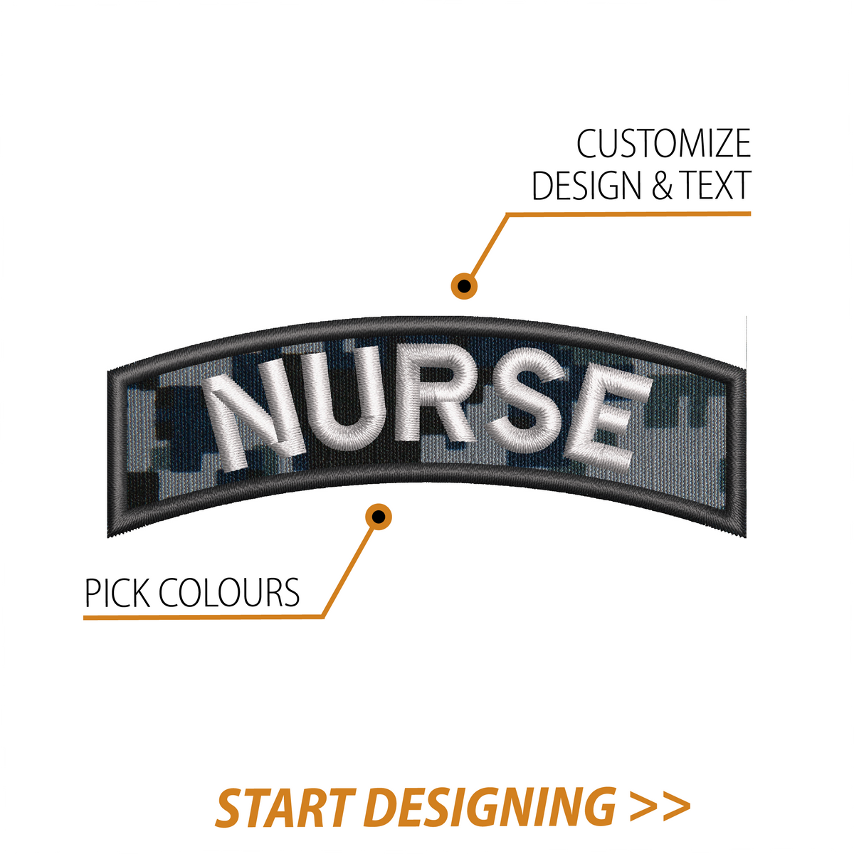 Create Your Own Scroll Patch (1.40 x 4" Style B)