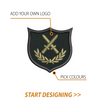 Create Your Own Shield Patch (2" Badge Shield)