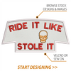 Create Your Own Scroll Patch (4 x 8" Style D)