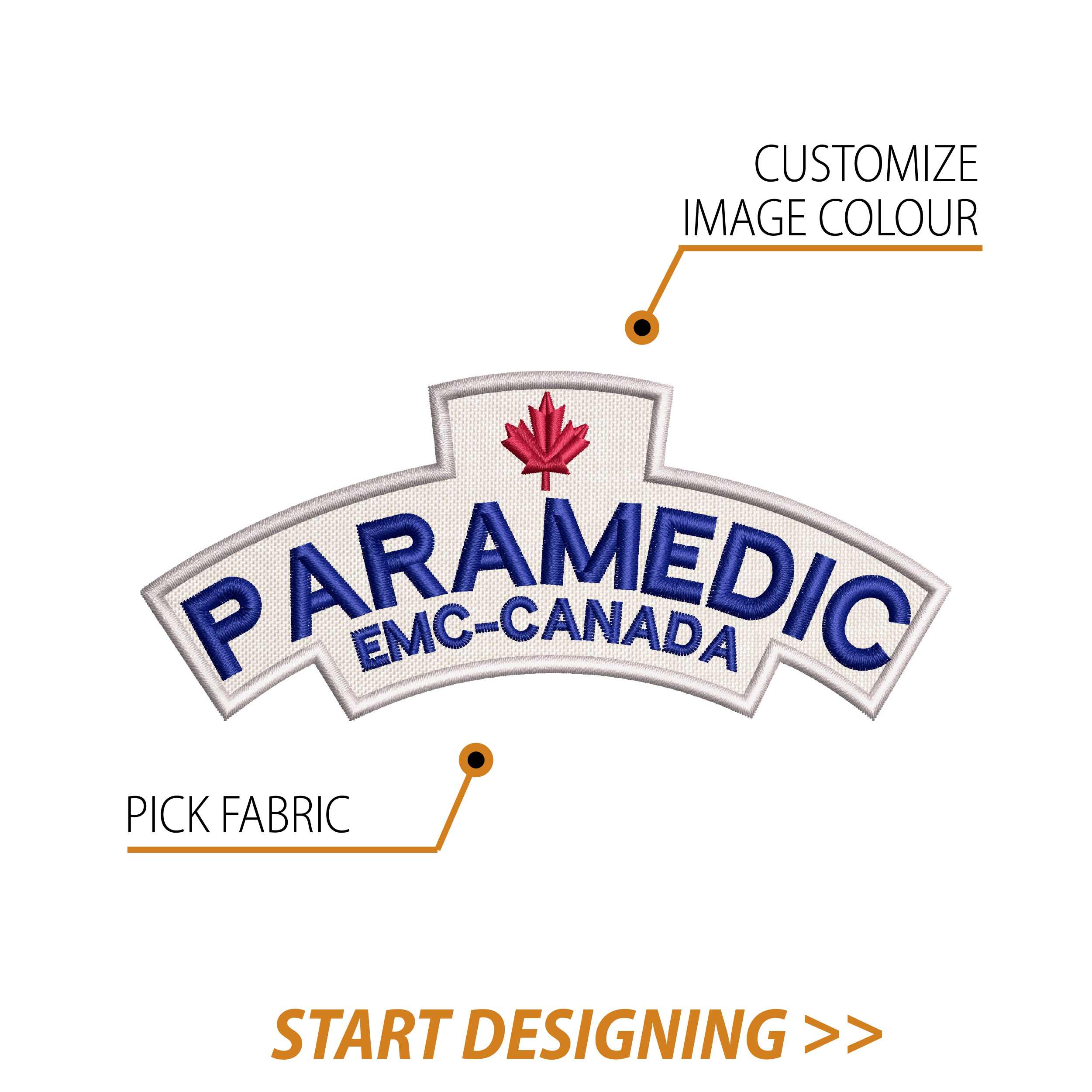 Create Your Own Scroll Patch (2.25 x 5.25" Style E)