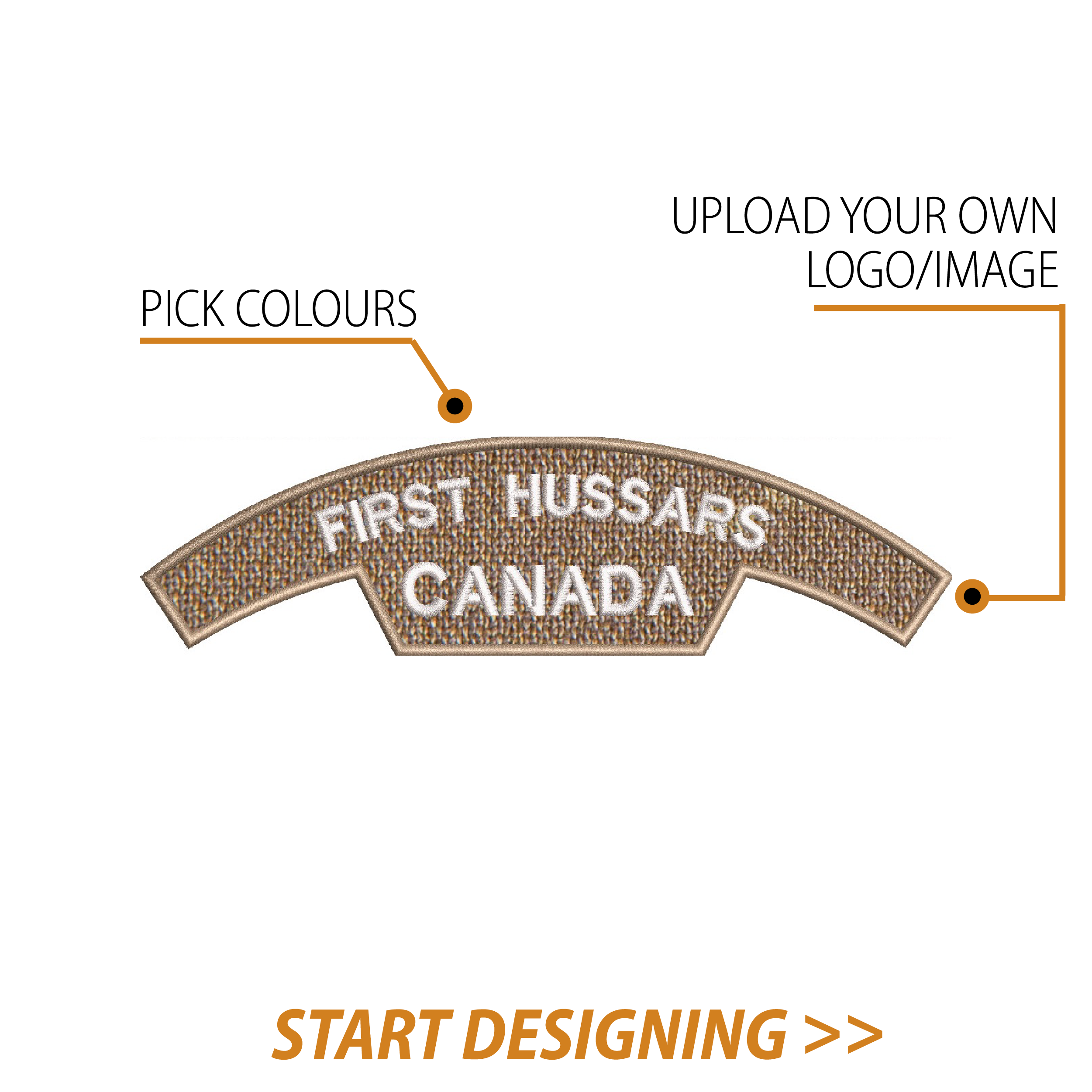Create Your Own Scroll Patch (2.75 x 10.15" Style F)