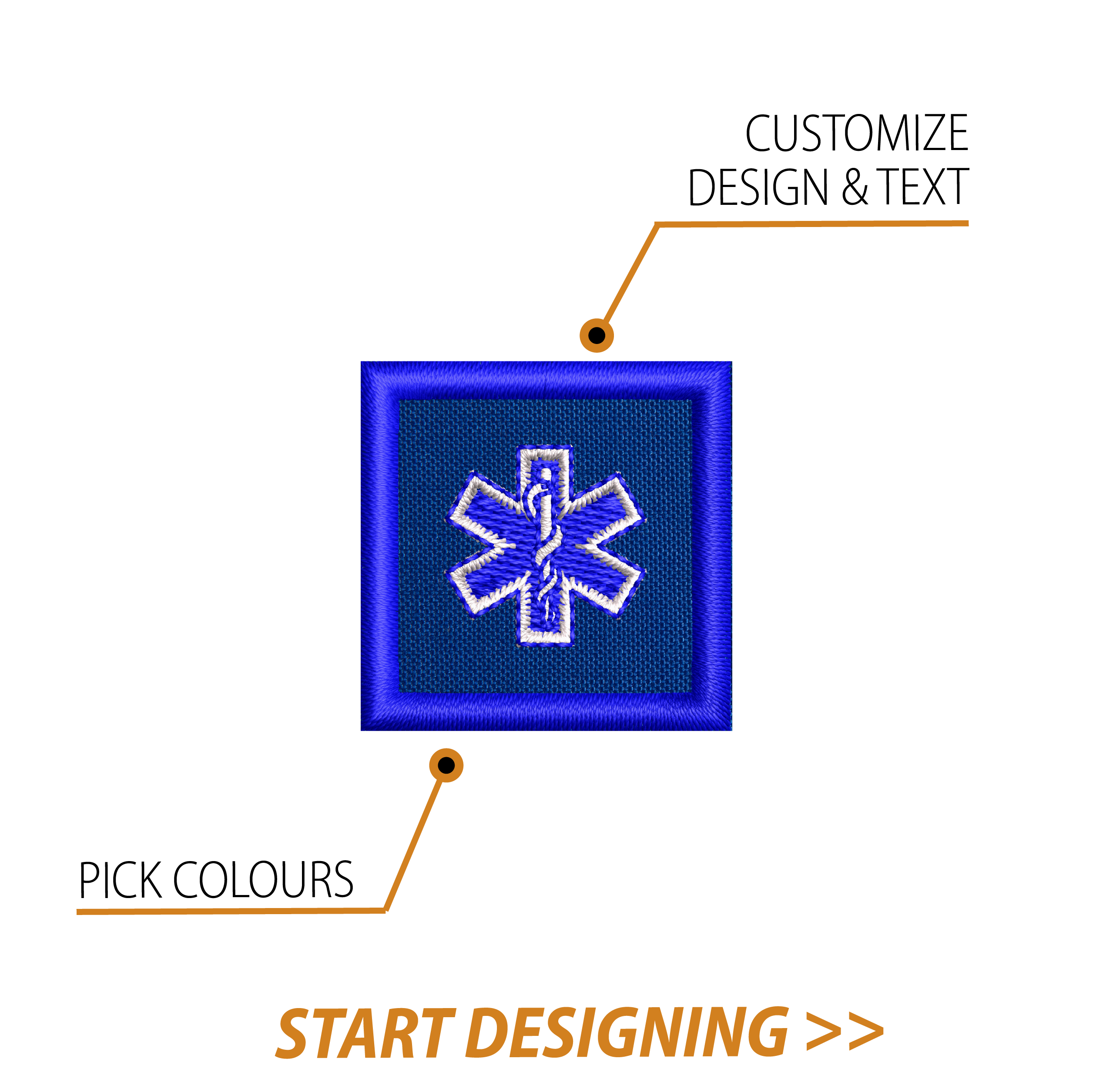Create Your Own Patch (1.25" Square)