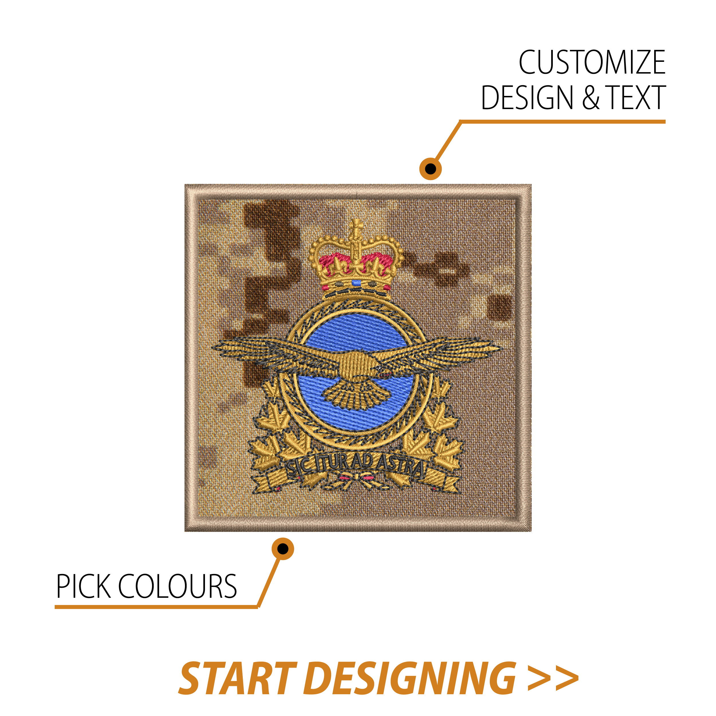 Create Your Own Patch (3" Square)