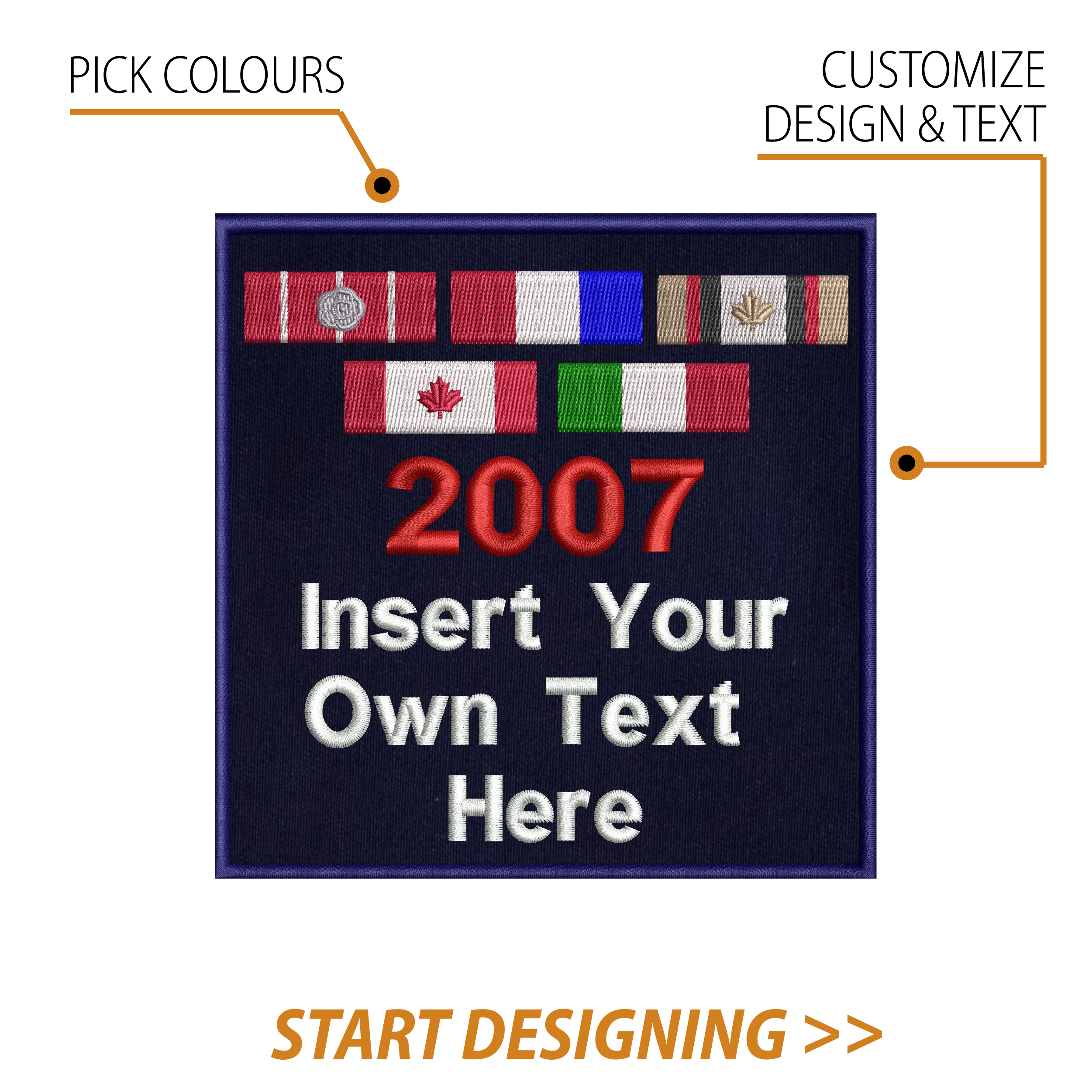 Create Your Own Patch (5" Square)