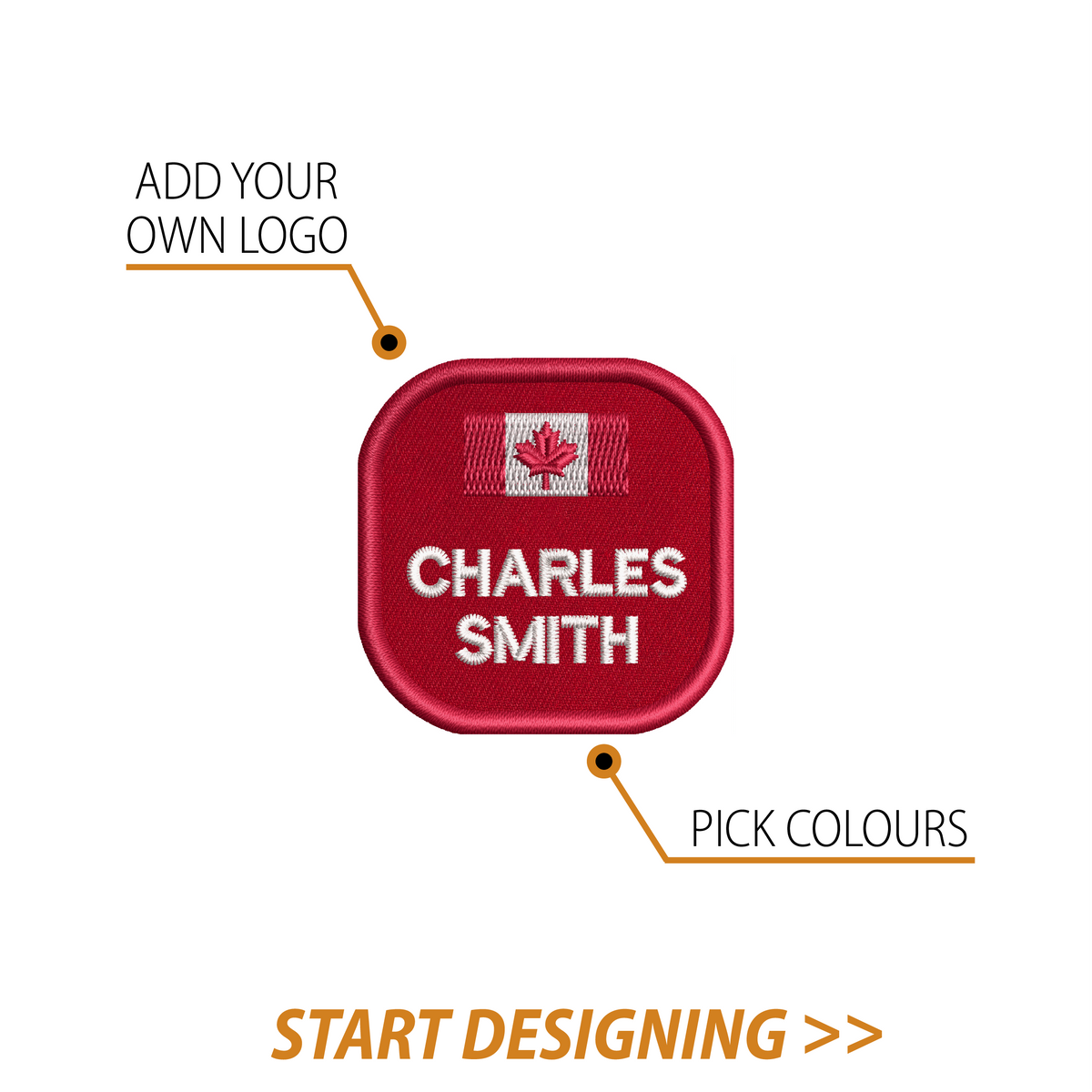 Create Your Own Square Patch (2 x 2