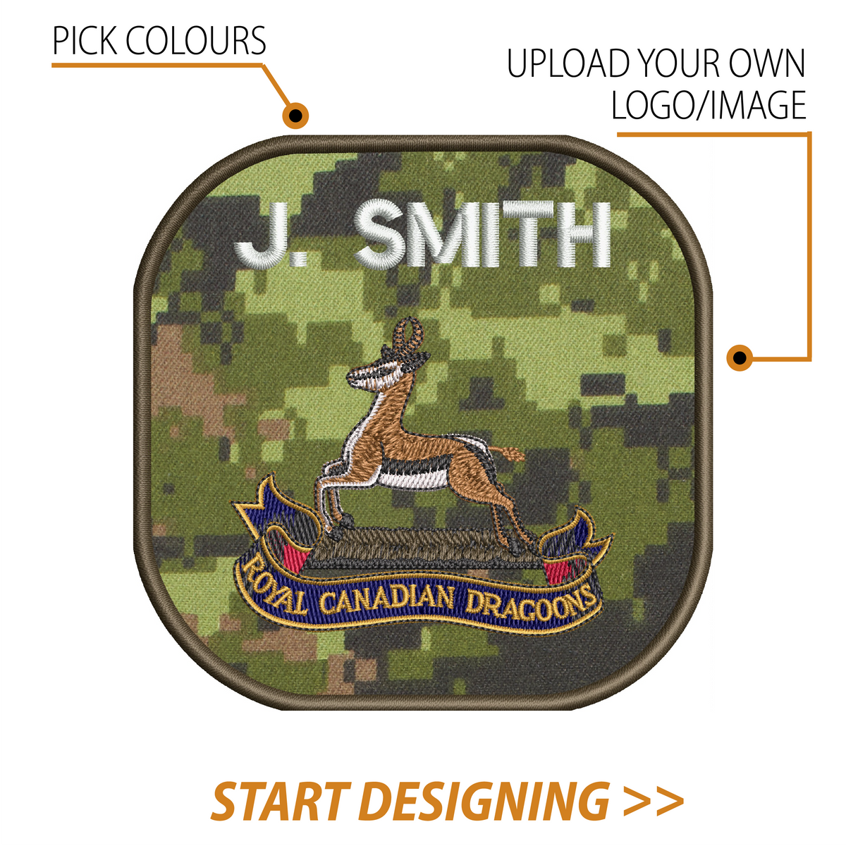 Create Your Own Square Patch (4 x 4