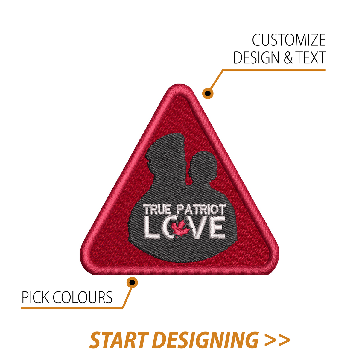 Create Your Own Patch (3 x 3.25" Triangle)