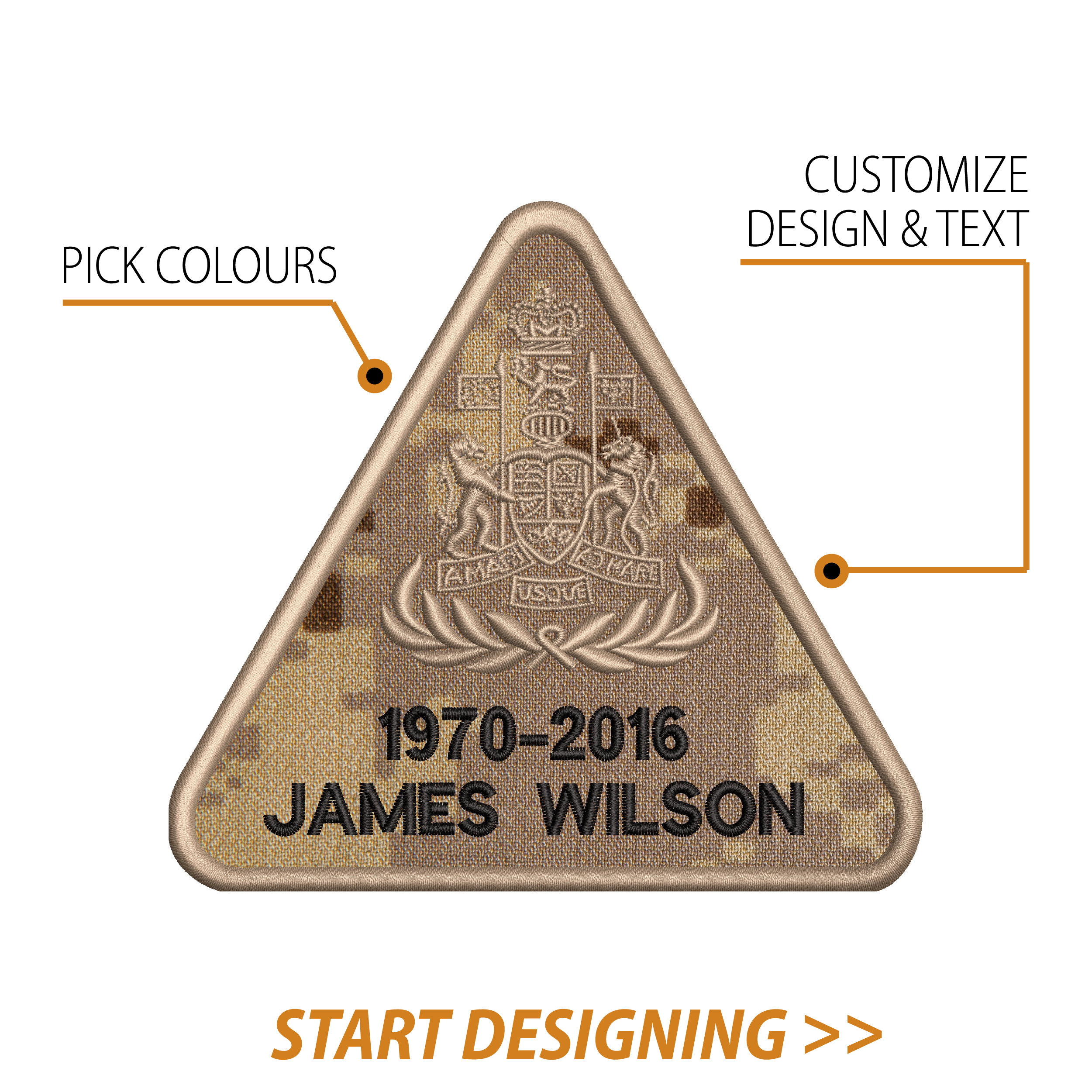 Create Your Own Patch (4.5 x 4.9" Triangle)