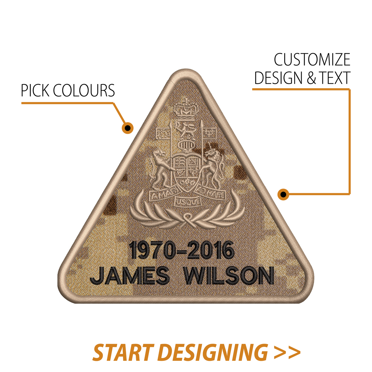 Create Your Own Patch (4.5 x 4.9" Triangle)