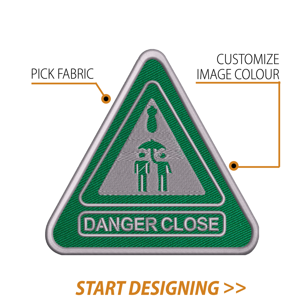 Create Your Own Patch (5 x 5.4" Triangle) – CPGear Tactical