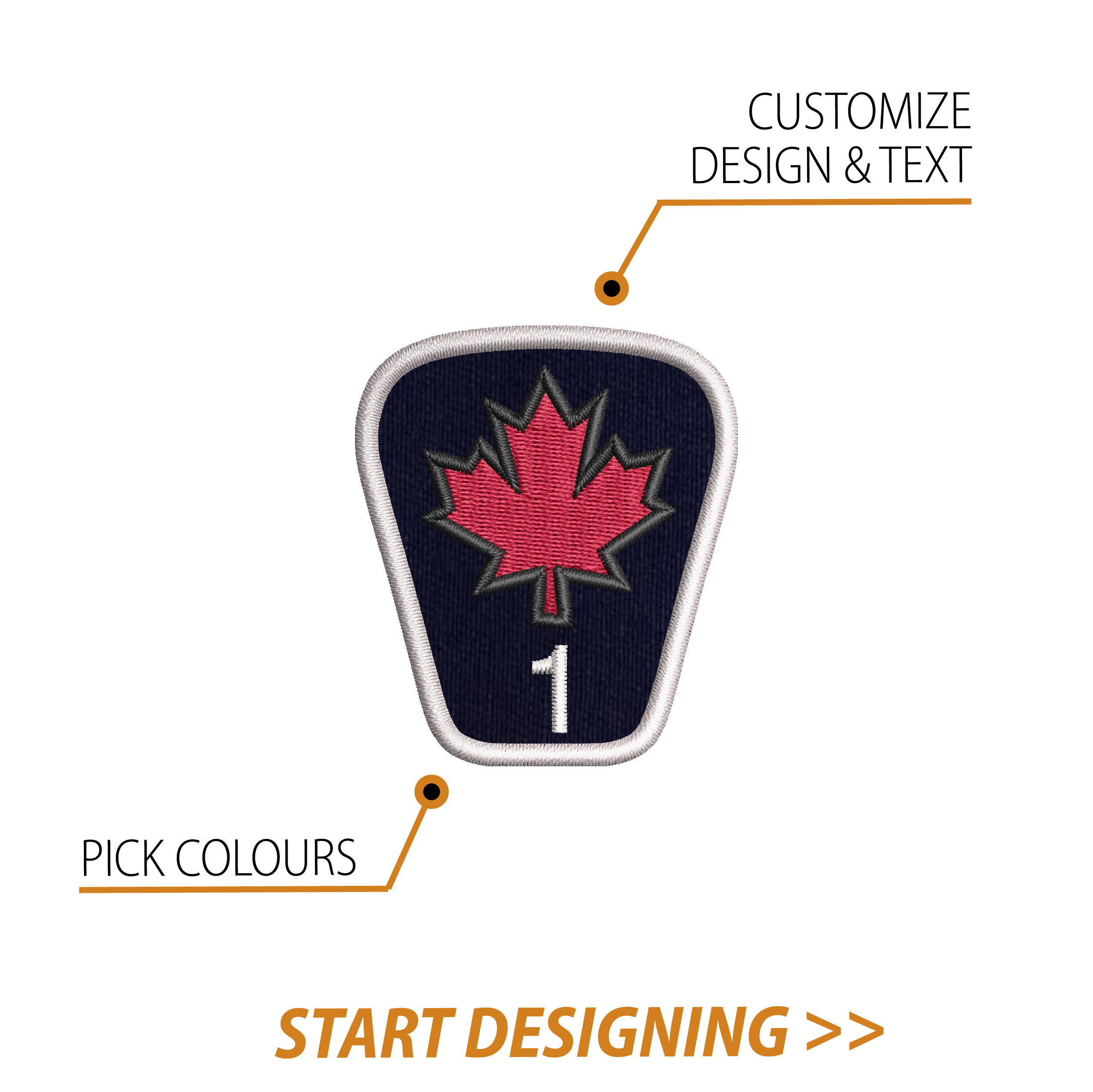 Create Your Own Patch (2 X 1.75 Shoulder)