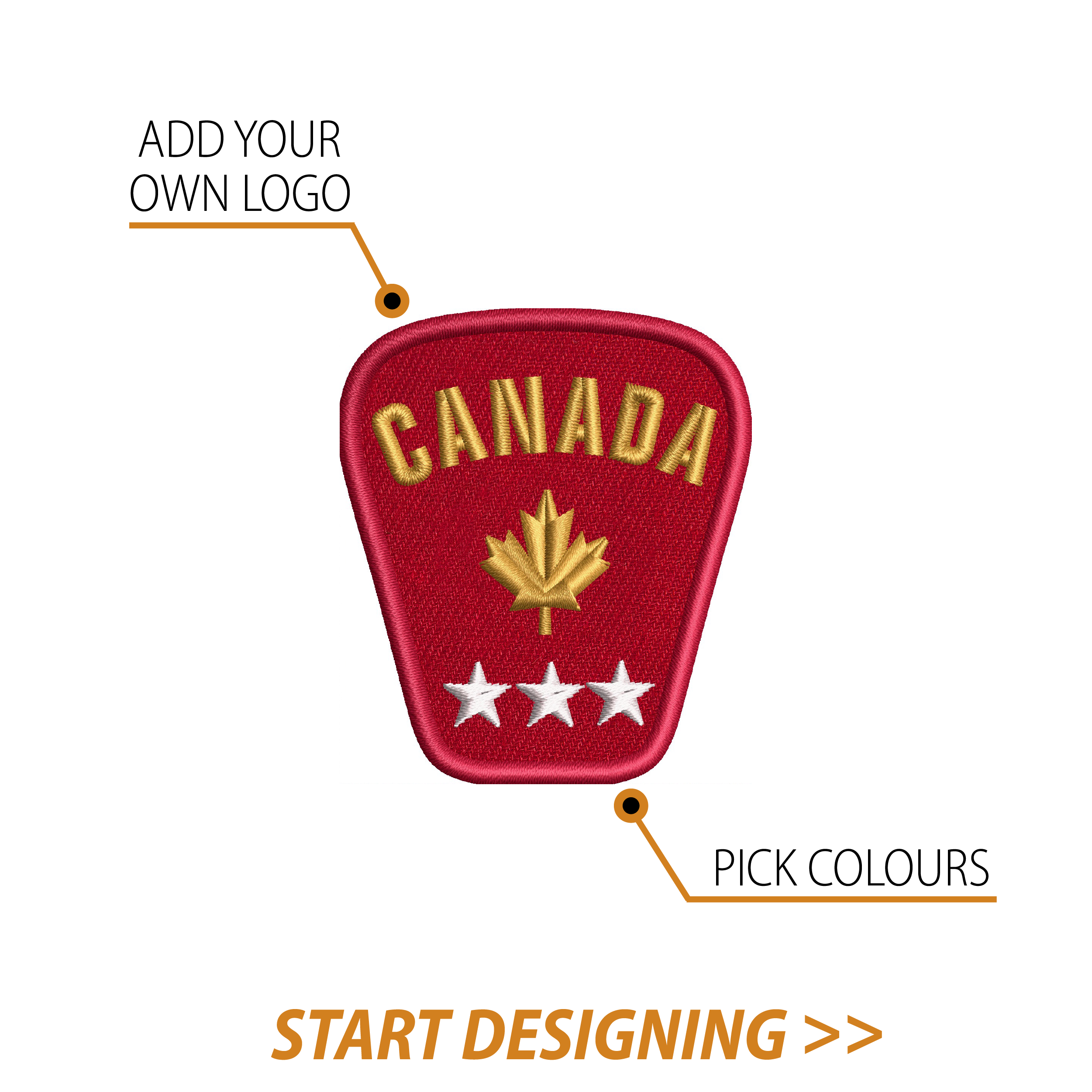 Create Your Own Patch (2.50  X 2.17 Shoulder)