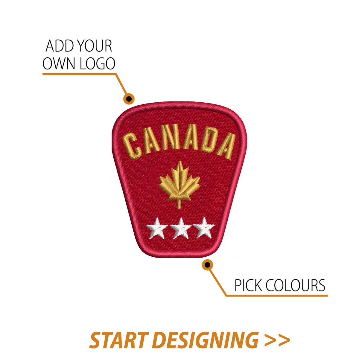 Create Your Own Patch (2.50  X 2.17 Shoulder)