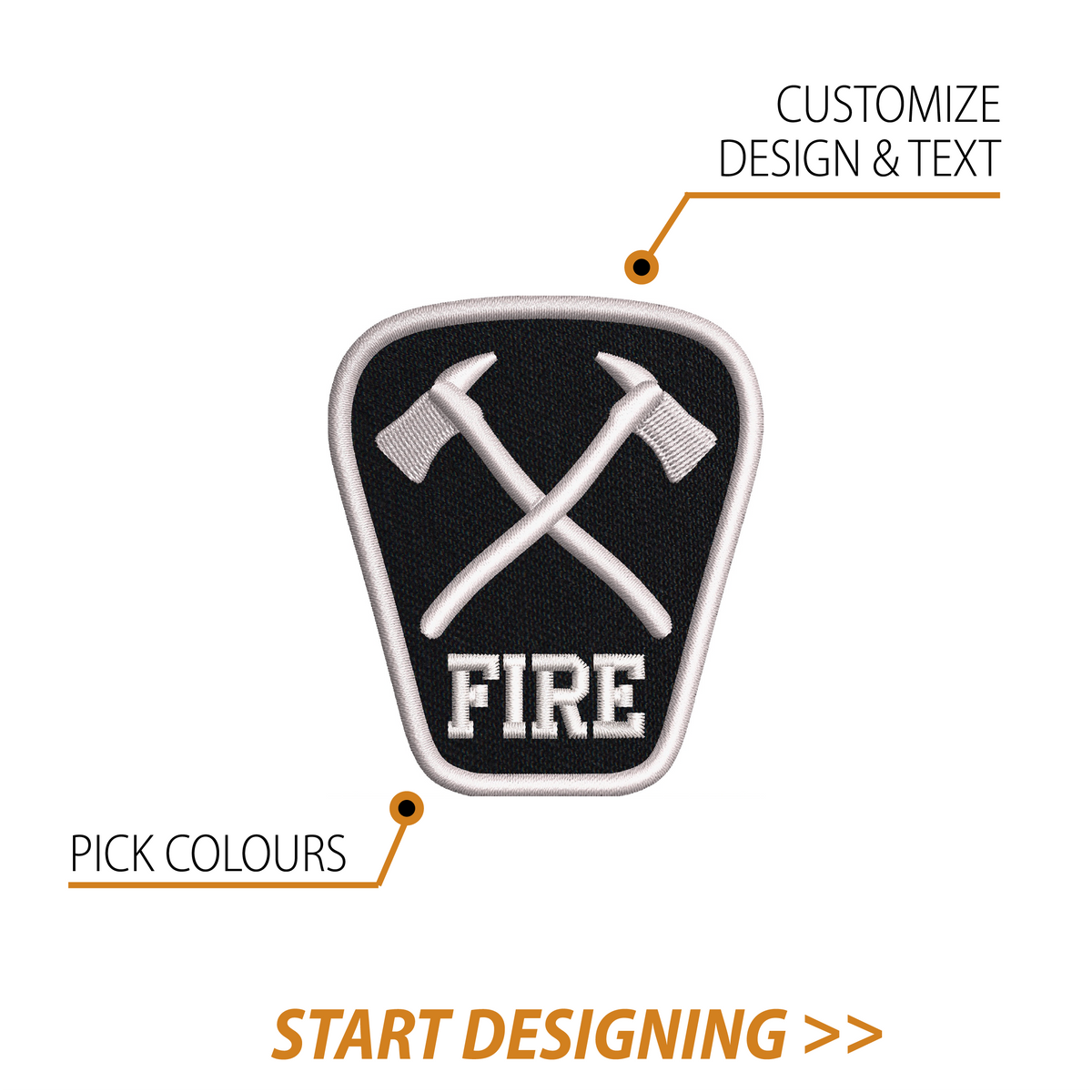 Create Your Own Patch (3 x 2.60 Shoulder)