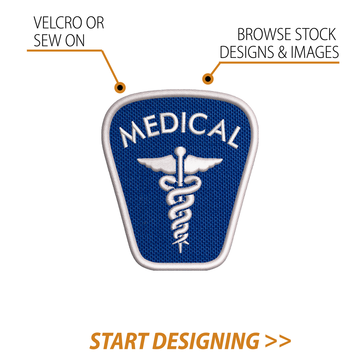 Create Your Own Patch (3.50  X 3 Shoulder)