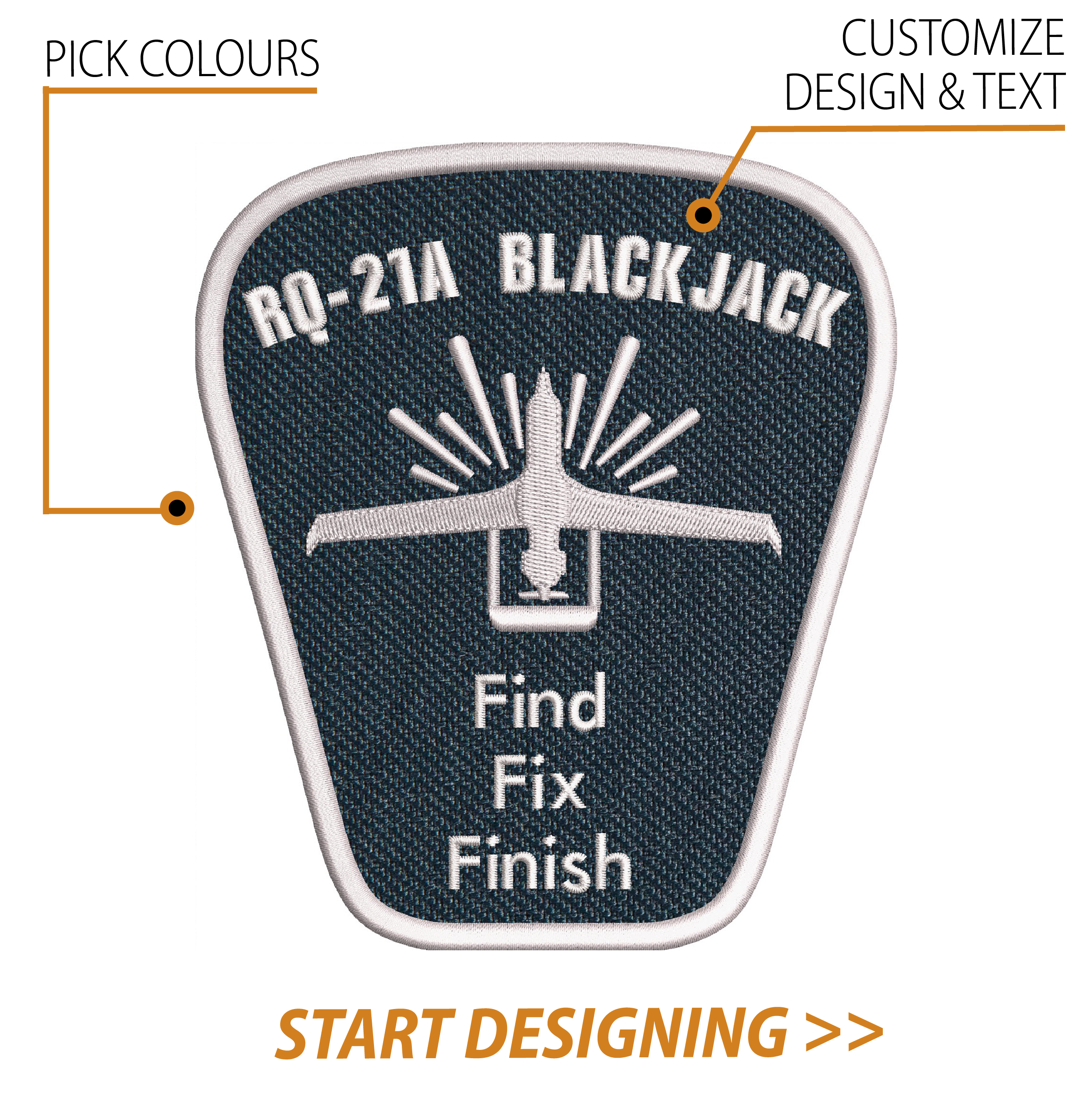 Create Your Own Patch (6 X 5.15 Shoulder)