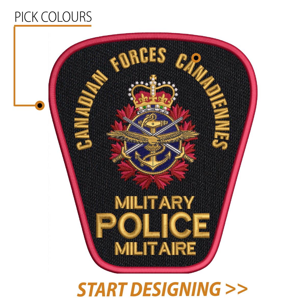 Create Your Own Patch (6.90 X 6 Shoulder)
